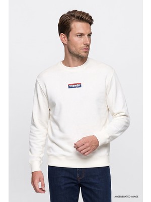 Wrangler Pamuklu Regular Fit Normal Kesim Bisiklet Yaka Logo Detaylı Sweatshirt