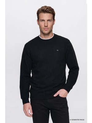 Wrangler Pamuklu Selanik Regular Fit Normal Kesim Bisiklet Yaka Sweatshirt