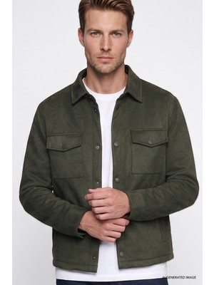 Wrangler Regular Fit Normal Kesim Gömlek Yaka Cepli Bomber Ceket