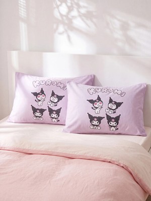 Lc Waikiki Yeni Sezon Karışık Kuromi Baskılı Kız Çocuk Yastık Kılıfı 2'li 50X70 cm