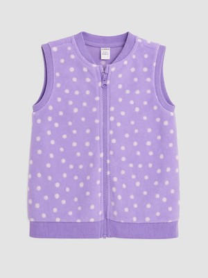 Lc Waikiki Yeni Sezon Mor Kız Çocuk Polar Yelek