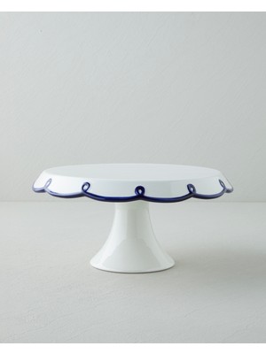 English Home Lovely Loop Dolomite Kek Standı 40 cm Lacivert