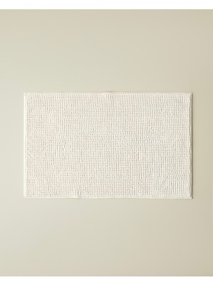 English Home Macaroni Kaydırmaz Taban Banyo Paspası 50X80 cm Ekru