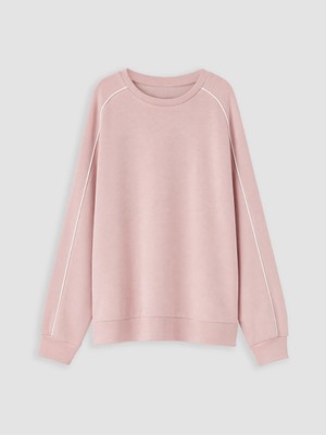 Lc Waikiki Yeni Sezon Pembe Kız Çocuk Soft Touch Sweatshirt