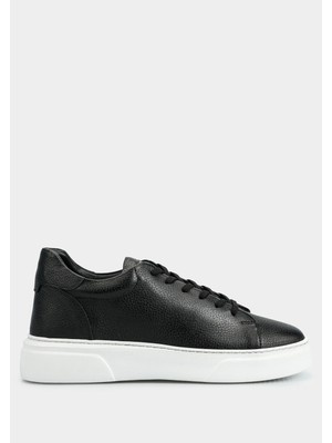 ProvoQ Siyah Deri Erkek Sneaker