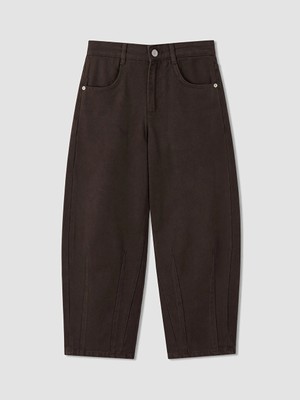 Lc Waikiki Yeni Sezon Kahverengi Loose Fit Kız Çocuk Pantolon