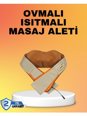 Ankaverse Kas Ağrılarına Iyi Gelen Ovmalı Isıtmalı Boyun Omuz Bel Masaj Aleti