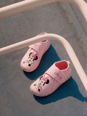Lc Waikiki Yeni Sezon Pembe Minnie Mouse Baskılı Kız Çocuk Panduf