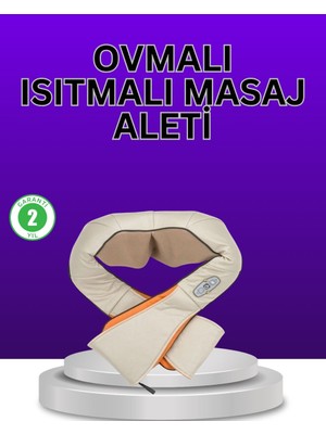Ankaverse Isıtma Fonksiyonlu Ovmalı Boyun Omuz ve Vücut Masaj Cihazı Rahatlatıcı