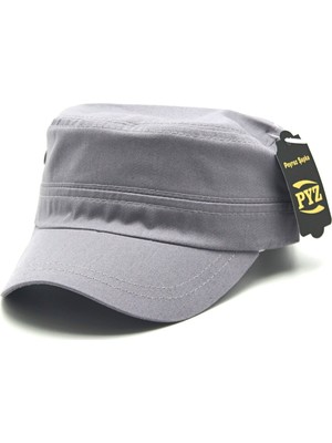 Accessory City Kastro Model Gri Spor Şapka