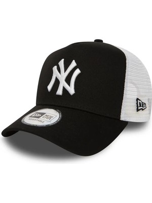 New Era New York Yankees Siyah-Beyaz Trucker 11588491 Unisex Şapka