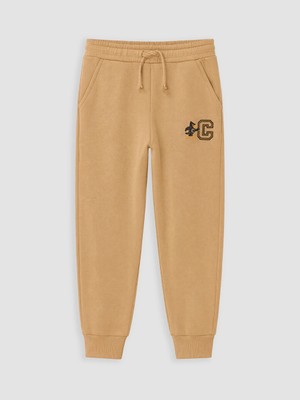 Lc Waikiki Yeni Sezon Bej Nakışlı Erkek Çocuk Jogger Eşofman Altı