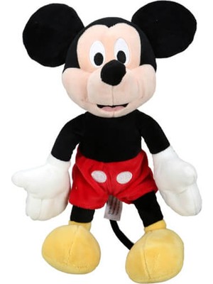 Disney 25 cm Boyunda Sunman Mickey Mouse Peluş Oyuncak  Eğlenceli Hediye