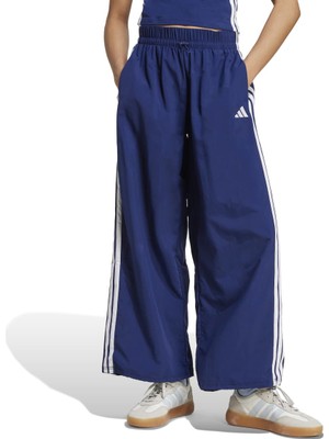 Adidas 3 Stripes Woven Kadın Lacivert Eşofman Altı
