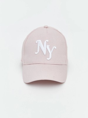 Lc Waikiki Yeni Sezon Pembe Ny Nakışlı Kız Çocuk Kep Şapka