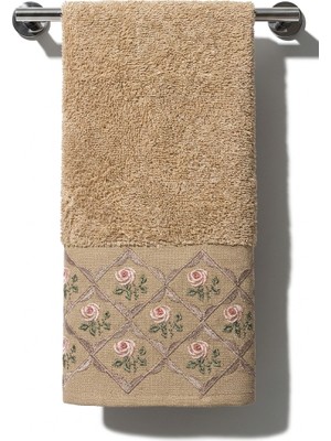 Minteks Rosetta Nakışlı %100 Pamuk 50X90CM El ve Yüz Havlusu