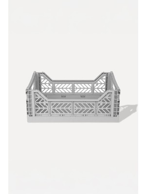 Aykasa 403014 Midibox Gray Katlanabilir Kasa
