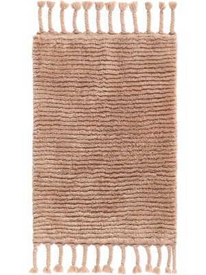 İrya Belina Tekli Bambu Banyo Paspası 50X80 cm Karamel