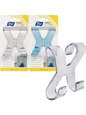 Titiz P-239 3'lü Havlupan ve Duşakabin Askısı Beyaz Sert ABS Plastik Malzeme ile Modern Tasarım