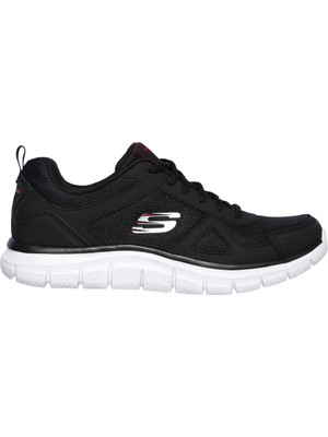 Skechers Track- Scloric Erkek Ayakkabı 52631-Bkrd Siyah Nefes Alabilir Yapı ile Koşu ve Yürüyüş İçin İdeal
