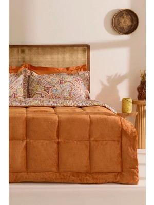 Karaca Home Sahran %100 Pamuk Wellsoft Çift Kişilik Comfort Set Orange