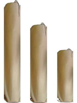 Zade 3 Adet Kahverengi Halı Hurcu 40 x 235 cm Polyester Kumaş Özellikli