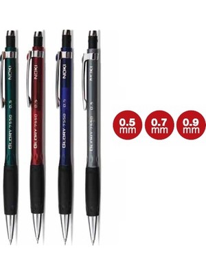 Noki Glory 0.7 mm Uç Boyutuna Sahip Mavi Mekanik Kalem Ergonomik Tasarım ve Kaymaz Yüzey