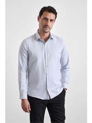 Süvari Taş Slim Klasik Yaka Casual Gömlek