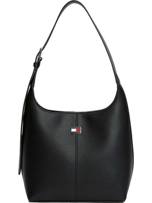 Tommy Hilfiger Omuz Çan, Standart, Siyah