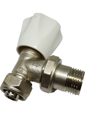 Kalde Ağır Tip Pex Köşe Radyatör Vanası 1/2"