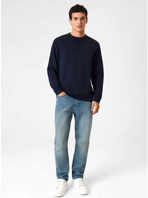 Back And Bond Lacivert Erkek Sweatshirt BSW1205200000