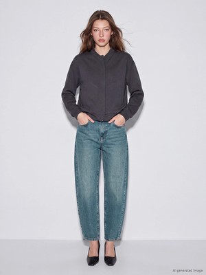 Lc Waikiki Yeni Sezon Indigo Petite Barrel Fit Kadın Jean Pantolon