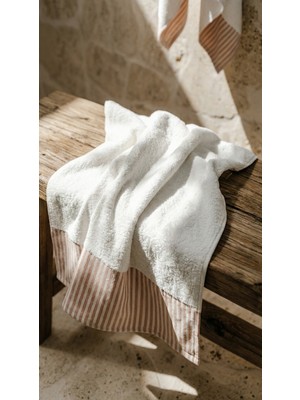 Minteks Moods Çizgili 100% Pamuk 70X140CM Banyo Havlusu