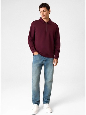 Back And Bond Bordo Erkek Sweatshirt BSW1205300000