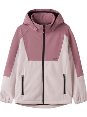 Name It Pembe Kız Çocuk Mont 13259259 NKNALFA08 Softshell Jacket