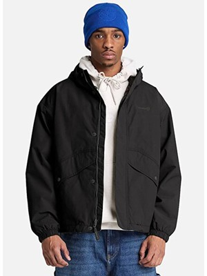 Timberland Siyah Erkek Kapüşonlu Mont TBC0YH6W0011 Weatherlıne Waterproof