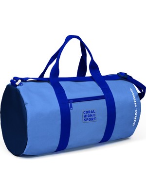 Coral High Spor Duffle Çanta Açık Mavi Polyester Malzeme ile Ergonomik Tasarım Özellikli 27501