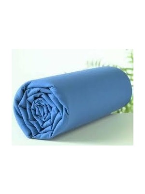 Mavi Renk Aslans Lastikli Çarşaf 160 x 200 cm Ranforce Kumaş ile Terletmez ve Kolay Ütülenir