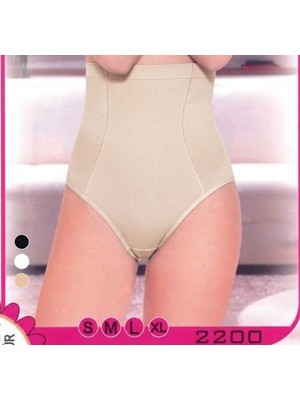 Zamerya Ten Yüksek Bel Kadın Toparlayıcı Külot Esnek Korse S-Xl 2200