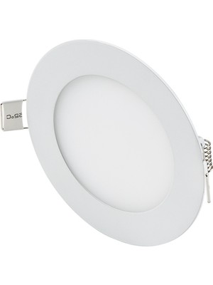 Cata 2 Adet 6W LED Spot Beyaz Işık 6500K Sıva Altı Alüminyum Daire Kasa Modern Tasarım