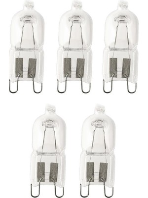 Osram Halojen 40W G9 Duy Ampul 2700K Sarı Işık 5 Adet Parlak Aydınlatma 66740