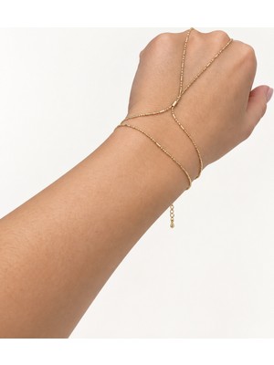 Sizu Accessory Minimal Altın Kaplama Şahmeran