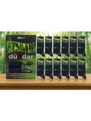 Dündar Çorap Erkek Bambu Çorap 12'li Paket (40-44)