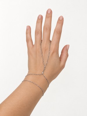 Sizu Accessory Minimal Kararmaz Gümüş Renk Şahmeran