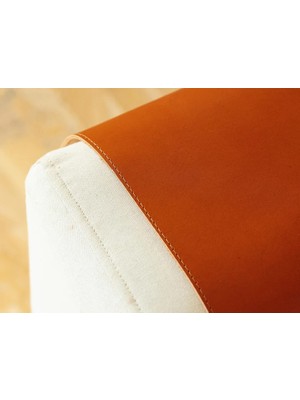 LWA Leather Birinci Sınıf Deri Kanepe Kolçak Kılıfı, El Yapımı 2,4 mm Bitkisel Tabaklanmış Kanepe Koruyucu 50X75 cm