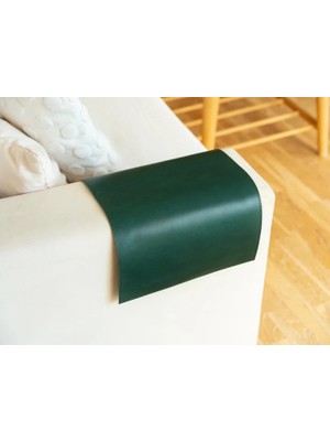 LWA Leather Birinci Sınıf Deri Kanepe Kolçak Kılıfı, El Yapımı 2,4 mm Bitkisel Tabaklanmış Kanepe Koruyucu 40X75 cm