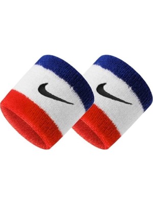 Nike Unisex Habanero Havlu Bileklik Beyaz Swoosh Modeli Standart El Bilekliği Özellikli N.000.1565.620.OS