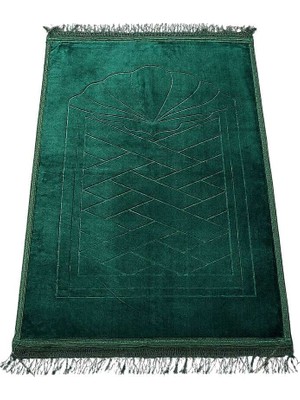 Tesbihane Kişiye Özel Nakış Işlemeli Hediyelik Seccade - Peluş Kumaş
