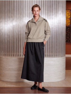 Missemramiss 5399 Modal Işlemeli Sweatshirt
