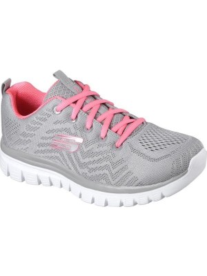 Skechers GRACEFUL-GET CONNECTED Kadın Gri Spor Ayakkabı - 12615 GYCL